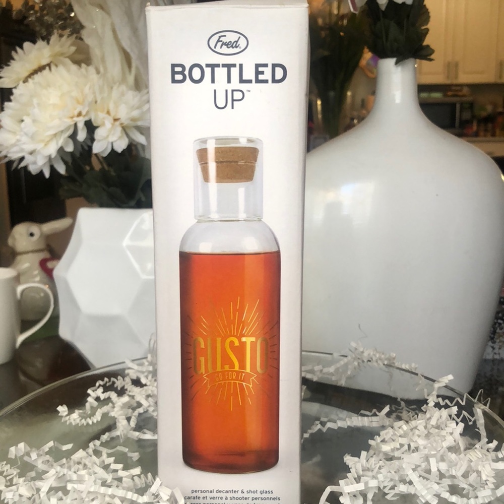 Fred Bottled Up Personal Decanter & Shot Glass